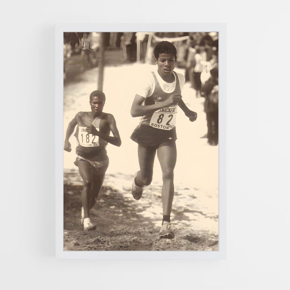 Poster Haile gebrselassie – affiche Athlétisme (vue 3)